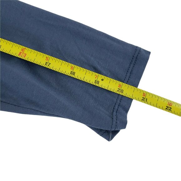 NEW!! Saga SIZE 10  Asymmetrical Lagenlook Tunic Top Blue Scarf Made in Italy - Picture 9 of 10